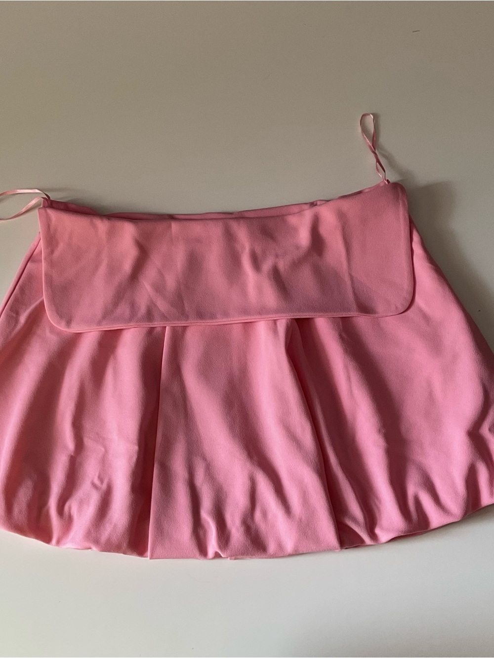 Zara Pink Pleated Bubble Skirt